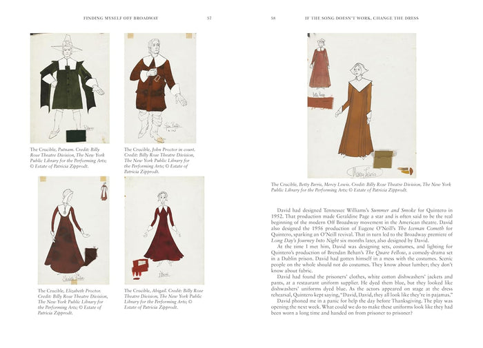 If the Song Doesn't Work, Change the Dress: The Illustrated Memoirs of Broadway Costume Designer Patricia Zipprodt
