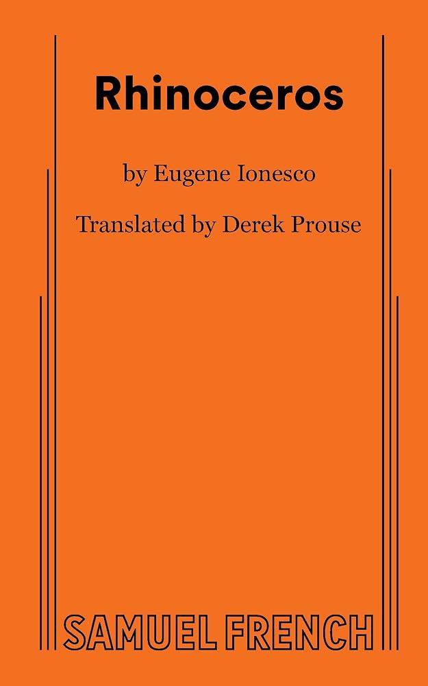 Rhinoceros: A Play in Three Acts cover image