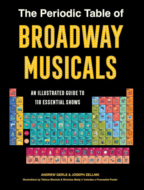 The Periodic Table of Broadway Musicals: An Illustrated Guide to 118 Essential Shows cover image